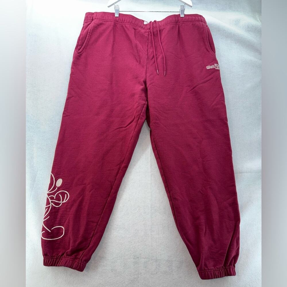 Walt Disney World Genuine Mousewear Mickey Mouse Embroidered Sweatpant Adult XXL